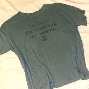 Aerie Super Soft Over Sized Boyfriend Tee